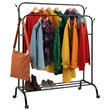 Ruhhy Τροχήλατη Κρεμάστρα Ρούχων με Διπλή Βέργα 27084