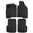 EXP.ELEMENT3D00463210K/NV FIAT PANDA 5D 2011+  ΜΑΡΚΕ ΠΑΤΑΚΙΑ ΣΕ ΣΚΑΦΗ TPE ΛΑΣΤΙΧΟ ΣΕ ΜΑΥΡΟ ΧΡΩΜΑ NOVLINE - 4 ΤΕΜ.​