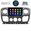DIGITAL IQ RTB 2463_GPS (10inc) MULTIMEDIA TABLET OEM NISSAN NV400 - OPEL MOVANO - RENAULT MASTER mod. 2010-2020