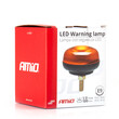 02923/AM ΦΑΡΟΣ LED MINI 12/24V 18SMD ΒΙΔΩΤΟΣ ΠΟΡΤΟΚΑΛΙ 91x86mm ΑMiO - 1 TEM.