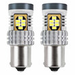 02797/AM ΛΑΜΠΑΚΙΑ ΜΟΝΟΠΟΛΙΚΑ LED ΛΕΥΚΑ CAN-BUS P21W BA15S 12/24V 24xSMD 3020 ΑMiO - 2 TEM.