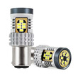 02798/AM ΛΑΜΠΑΚΙΑ ΔΙΠΟΛΙΚΑ LED ΛΕΥΚΑ CAN-BUS P21/5w BAY15D 12/24V 24xSMD 3020 ΑMiO - 2 TEM.