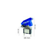 SRISR/1BT-LB ΔΙΑΚΟΠΤΗΣ ON/OFF BABY GO ΑΕΡΟΠΟΡΙΚΟΥ ΤΥΠΟΥ 12V 20A ΚΑΙ ΕΝΔΕΙΞΗ LED (ΜΠΛΕ ΜΕ ΚΑΠΑΚΙ)