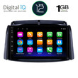 DIGITAL IQ RTA 1551_GPS (9inc) MULTIMEDIA TABLET OEM RENAULT KOLEOS mod. 2006-2016