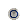L4557.6 ΔΙΑΚΟΠΤΗΣ ΜΠΟΥΤΟΝ (BUTTON) 12/24V 5Amax 5PIN IP65 ON/OFF ME LED ΜΠΛΕ ΑΝΟΞΕΙΔΩΤΟ ΑΤΣΑΛΙ LAMPA - 1 TEM.