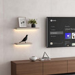 Ράφια τοίχου με φωτισμό - Eureka Ergonomic® ERK-AFS-17-MW-EU 400x180x36mm