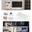 Ράφια τοίχου με φωτισμό - Eureka Ergonomic® ERK-AFS-17-W-EU 400x180x36mm