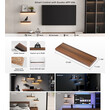 Ράφια τοίχου με φωτισμό - Eureka Ergonomic® ERK-AFS-24-WN-EU 600x180x36mm