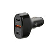 L3872.1 ΦΟΡΤΙΣΤΗΣ ΑΝΑΠΤΗΡΑ 12/24V MAX 40W ΜΕ 1 ΘΥΡΑ USB A & 2 ΘΥΡΕΣ USB C FAST CHARGE ΜΑΥΡΟΣ ROCKET 3 PRO LAMPA - 1 TEM.