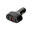 L3872.1 ΦΟΡΤΙΣΤΗΣ ΑΝΑΠΤΗΡΑ 12/24V MAX 40W ΜΕ 1 ΘΥΡΑ USB A & 2 ΘΥΡΕΣ USB C FAST CHARGE ΜΑΥΡΟΣ ROCKET 3 PRO LAMPA - 1 TEM.