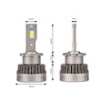 03311/AM ΛΑΜΠΕΣ LED ΜΕ ΨΥΚΤΡΑ D2S/D2R 9-16V 70W 6.500K 8600lm XD SERIES AMIO - 2 ΤΕΜ.