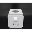 jager ΚΥΒΟΣ ΣΟΥΚΟ VENEX - 4 ΘΕΣΕΙΣ ΣΟΥΚΟ -  3 ΘΥΡΕΣ  USB A(TW3U4E)