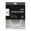 CABLEXPERT FTP CAT6 PATCH CORD WHITE 5M
