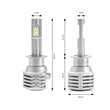 02963/AM ΛΑΜΠΕΣ LED X1 SERIES H1 10-16V 40W 6.500K 4400lm +400% ΑMiO - 2 TEM.