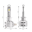 02970/AM ΛΑΜΠΕΣ LED CAN BUS  X2 SERIES ΜΕ ΑΝΕΜΙΣΤΗΡΑΚΙ H1 10-16V 72W 6.500K 7.920lm +400% ΑMiO - 2 TEM.
