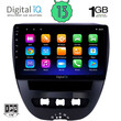DIGITAL IQ RSA 1707_GPS (10inc) MULTIMEDIA TABLET OEM CITROEN C1-PEUGEOT 107-TOYOTA AYGO mod. 2005-2014
