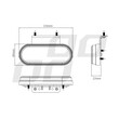 02375/AM ΦΩΣ ΟΓΚΟΥ ΦΟΡΤΗΓΟΥ LED ΛΕΥΚΟ ΟΒΑΛ 10-30V 124x49x22mm ΑΔΙΑΒΡΟΧΟ OM-01-W AMIO 1ΤΕΜ.