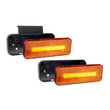 02376/AM ΦΩΣ ΟΓΚΟΥ ΦΟΡΤΗΓΟΥ LED ΠΟΡΤΟΚΑΛΙ 10-30V 124x49x22mm ΑΔΙΑΒΡΟΧΟ OM-02-O AMIO 1ΤΕΜ.