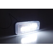 02377/AM ΦΩΣ ΟΓΚΟΥ ΦΟΡΤΗΓΟΥ LED ΛΕΥΚΟ 10-30V 124x49x22mm ΑΔΙΑΒΡΟΧΟ OM-02-W AMIO 1ΤΕΜ.