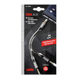 L3882.9/T ΚΑΛΩΔΙΟ ΗΧΟΥ JACK 3,5mm 10cm ΑΠΟ ΜΟΝΟ ΑΡΣΕΝΙΚΟ ΣΕ ΔΙΠΛΟ ΘΗΛΥΚΟ AUX SPLITTER  SILVER LINE
