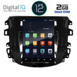 DIGITAL IQ BX 2856_GPS TESLA STYLE OEM NISSAN NAVARA mod. 2018>