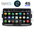 DIGITAL IQ BXP 434_GPS (8" DECK) MULTIMEDIA OEM DACIA - RENAULT CAPTURE mod. 2012-2019
