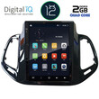 DIGITAL IQ BX 2878_GPS TESLA STYLE OEM JEEP COMPASS mod. 2017-2020