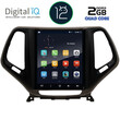 DIGITAL IQ BX 2984_GPS TESLA STYLE OEM JEEP CHEROKEE mod. 2014>