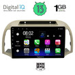 DIGITAL IQ RSA 1457_GPS (9inc) MULTIMEDIA TABLET OEM NISSAN MICRA K12 mod. 2002-2010