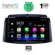 DIGITAL IQ RSA 1551_GPS (9inc) MULTIMEDIA TABLET OEM RENAULT KOLEOS mod. 2006-2016