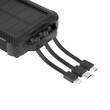 KM0910 . Ηλιακό Power Bank 10000mAh με USB A, Type C, Lightning Kruger&Matz