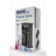 GEMBIRD TRANSPARENT QC3.0 QUICK CHARGING POWER BANK 9000MAH BLACK