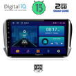 DIGITAL IQ BXB 1508_GPS (10inc) MULTIMEDIA TABLET OEM PEUGEOT 208-2008 mod. 2012-2021