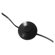 GloboStar® WYNGE 01101 Vintage Industrial Φωτιστικό Δαπέδου Μονόφωτο Μαύρο Μεταλλικό με Χρυσό Ντουί Φ26 x Υ174cm