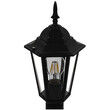 GloboStar® ELLIPSE 01401 Vintage Φωτιστικό Δαπέδου Μονόφωτο 1 x E27 Μαύρο Μεταλλικό Πλέγμα L17 x W16 x H105cm