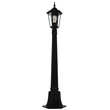 GloboStar® ELLIPSE 01401 Vintage Φωτιστικό Δαπέδου Μονόφωτο 1 x E27 Μαύρο Μεταλλικό Πλέγμα L17 x W16 x H105cm