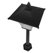 Αδιάβροχο IP65 Φωτιστικό Κολωνάκι Κήπου 32x32x109cm με Βάση E27 230v GloboStar 12148