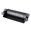GloboStar® 85108 PRO Series Μπάρα Σήμανσης με Βεντούζες Στήριξης για Παρμπρίζ Οχήματος Αστυνομίας για Αυτοκίνητα & Φορτηγά 9 Προγραμμάτων Φωτισμού STROBE LED SMD 8W DC 10-30V IP20 Μπλε