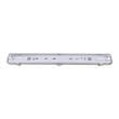 GloboStar® 90610 1 x 60cm T8 Tri-Proof Πλαστικό PC Σκαφάκι με Μεταλλικά Clips για Λάμπα Φθορίου LED Τροφοδοσίας Ενός Άκρου Αδιάβροχο IP65
