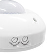 GloboStar® 75707-1 Αισθητήρας Οροφής με PIR Ανιχνευτή-Αισθητήρα Κίνησης 360° 6m και Αισθητήρα Ημέρας-Νύχτας - Motion Sensor AC 230V Max 300W/1200W