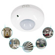 GloboStar® 75707-1 Αισθητήρας Οροφής με PIR Ανιχνευτή-Αισθητήρα Κίνησης 360° 6m και Αισθητήρα Ημέρας-Νύχτας - Motion Sensor AC 230V Max 300W/1200W