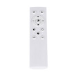 GloboStar® KAMALA 61208-P Κρεμαστή Πλαφονιέρα Οροφής LED CCT 75W 8625lm 120° AC 220-240V - Εναλλαγή Φωτισμού μέσω Τηλεχειριστηρίου All In One Ψυχρό 6000k+Φυσικό 4500k+Θερμό 2700k Dimmable Μ60 x Π60 x Υ8cm - Μαύρο - 3 Years Warranty
