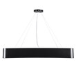 GloboStar® KAMALA 61208-P Κρεμαστή Πλαφονιέρα Οροφής LED CCT 75W 8625lm 120° AC 220-240V - Εναλλαγή Φωτισμού μέσω Τηλεχειριστηρίου All In One Ψυχρό 6000k+Φυσικό 4500k+Θερμό 2700k Dimmable Μ60 x Π60 x Υ8cm - Μαύρο - 3 Years Warranty