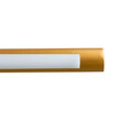GloboStar® MIRA 60435 Μοντέρνο Φωτιστικό Τοίχου - Απλίκα Καθρέπτη Μπάνιου - Πίνακα LED 12W 1400lm 120° AC 220-240V IP44 Μ60 x Π20 x Υ13cm - Φυσικό Λευκό 4500K - Χάλκινο - 3 Years Warranty