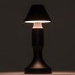 GloboStar® LUNNA 76478 Μοντέρνο Επιτραπέζιο Φωτιστικό Πορτατίφ LED 1.5W 105lm 120° DC 5V Επαναφορτιζόμενο με Μπαταρία Li-ion 1800mAh - Διακόπτη Αφής με 3 Εναλλαγές Φωτισμού CCT Θερμό - Φυσικό - Ψυχρό 1500K - 4500K - 6000K Dimmable - D9 x 23cm - Ασημί