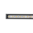 GloboStar® DIGI-BAR 90209 Ψηφιακή Μπάρα Φωτισμού Wall Washer Digital Pixel Facade Tuber Bar LED 12W 840lm 90° DC 24V Αδιάβροχο IP65 L100 x W3.2 x H3cm Θερμό Λευκό 2700K DMX512 - Ασημί με Διάφανο Κάλυμμα - 3 Years Warranty