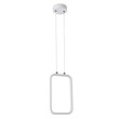GloboStar® DEROBA 61299 Κρεμαστό Φωτιστικό Οροφής Linear Design LED CCT 12W 1320lm 360° AC 220-240V - Εναλλαγή Φωτισμού μέσω Διακόπτη On/Off All In One Ψυχρό 6000k+Φυσικό 4500k+Θερμό 2700k Μ16 x Π1.6 x Υ25.5cm - Λευκό - 3 Years Warranty