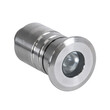 GloboStar® UNDERWATER-DANI 90411 Υποβρύχιο Χωνευτό Φωτιστικό Σποτ Ειδικό για Σιντριβάνια LED 1W 95lm 5° DC 24V Αδιάβροχο IP68 Φ3 x Υ5cm Φυσικό Λευκό 4500K - Ανοξείδωτο Ατσάλι - 3 Χρόνια Εγγύηση