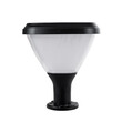 GloboStar® NATURE 90532 Αυτόνομο Ηλιακό Φωτιστικό Κήπου - Κολωνάκι Αρχιτεκτονικού Φωτισμού Εξωτερικού Χώρου LED 10W 330lm 120° με Ενσωματωμένο Φωτοβολταϊκό Panel 6V 2W & Επαναφορτιζόμενη Μπαταρία Li-ion 3.2V 1800mAh με Αισθητήρα Ημέρας-Νύχτας - Αδιάβροχο IP65 - Σώμα Αλουμινίου & ABS - Μ26 x Π26 x Υ30cm - Ψυχρό Λευκό 6000K - Μαύρο - 2 Χρόνια Εγγύηση
