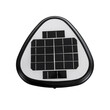 GloboStar® NATURE 90532 Αυτόνομο Ηλιακό Φωτιστικό Κήπου - Κολωνάκι Αρχιτεκτονικού Φωτισμού Εξωτερικού Χώρου LED 10W 330lm 120° με Ενσωματωμένο Φωτοβολταϊκό Panel 6V 2W & Επαναφορτιζόμενη Μπαταρία Li-ion 3.2V 1800mAh με Αισθητήρα Ημέρας-Νύχτας - Αδιάβροχο IP65 - Σώμα Αλουμινίου & ABS - Μ26 x Π26 x Υ30cm - Ψυχρό Λευκό 6000K - Μαύρο - 2 Χρόνια Εγγύηση